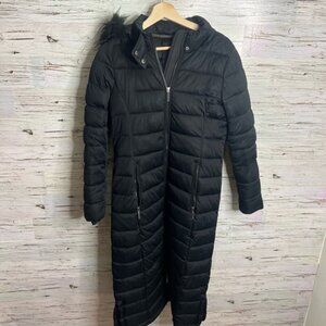 Etage DOWN jacket black long  coat size xs